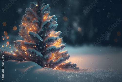 Christmas Tree, Merry Christmas, Generative AI