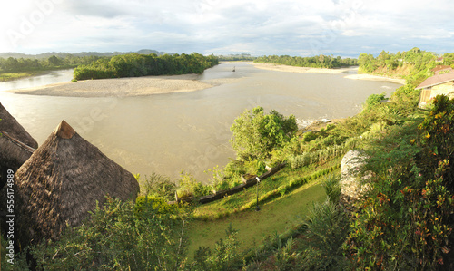 The Napo River in the Ecuadorian Amazon photo