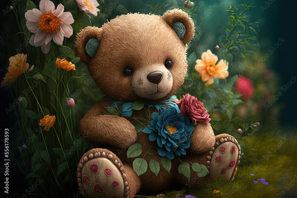 Premium AI Image  cute and adorable bear