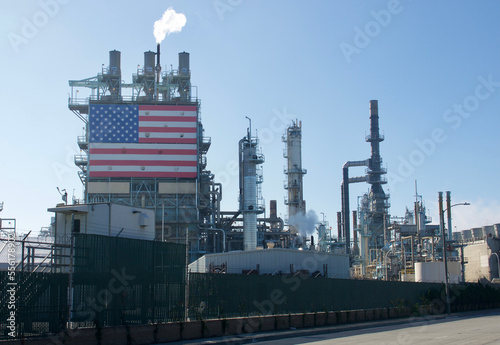 air pollution emitting from factory chimney