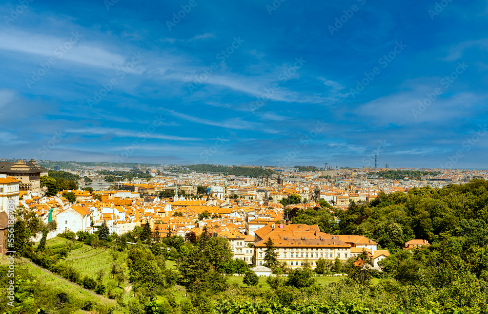 panorama view Prague Residential District