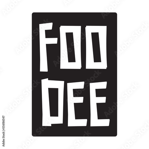 Foodee logo design for restaurant of food brand vertical