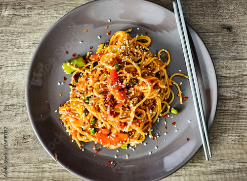 Pasta with vegetables
