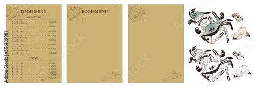 印刷するだけですぐに使える 洋食店のおしながきテンプレート集