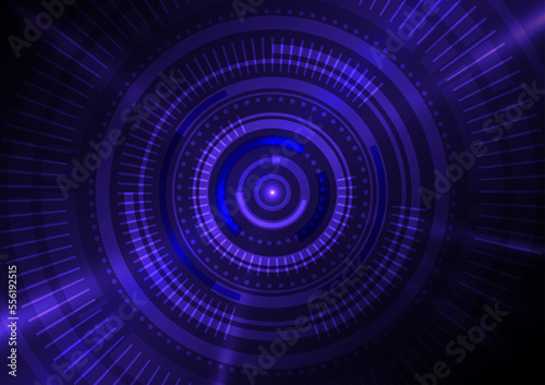 Abstract_Technology_Purple_Circles_Background
