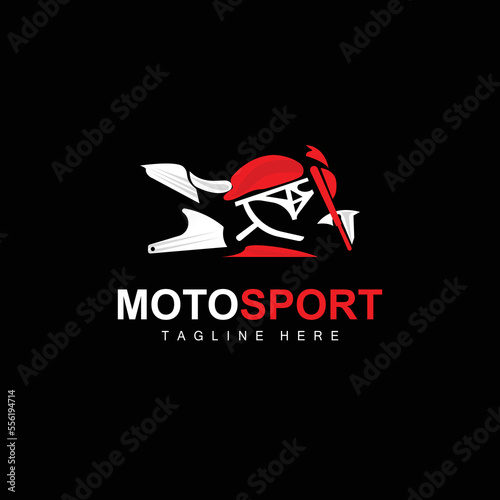 MotorSport Logo, Vector Motor, Automotive Design, Repair, Spare Parts, Motorcycle Team, Vehicle Buying and Selling, and Company Brand