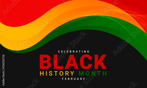 Black history month. Celebration of African American history. Celebrated annual. Graphic design for posters banner, card, background. Vector illustration