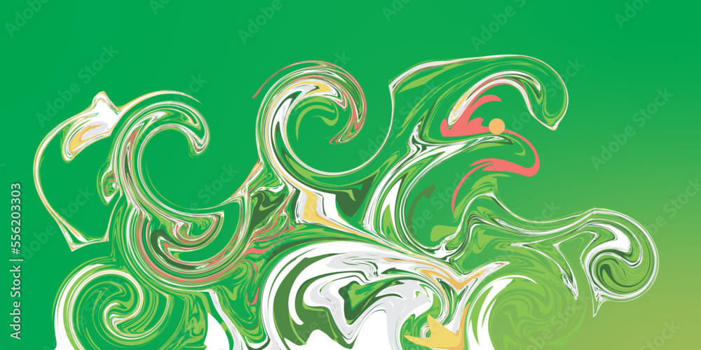 Fototapeta premium Vector abstract fluid colorful liquid marble paint background