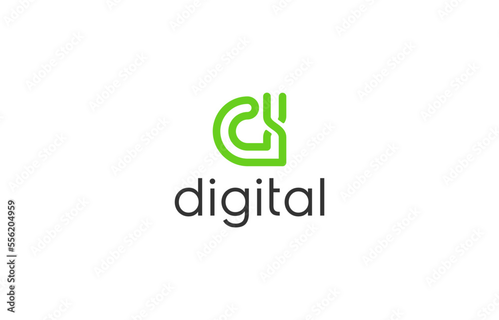 digital technology logo design templates digital technology logo design templates