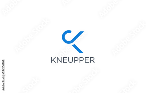 abstract letter k logo design templates