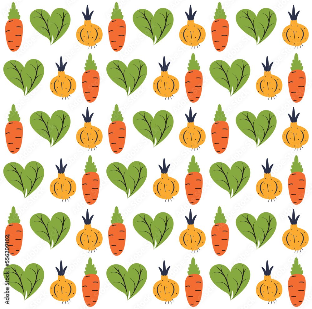 Flat organic doodle pattern background. Hand drawn vegetable background. Hand drawn abstract vegetable pattern. Flat organic doodle pattern background. Hand drawn vegetable background. Hand drawn abstract vegetable pattern.