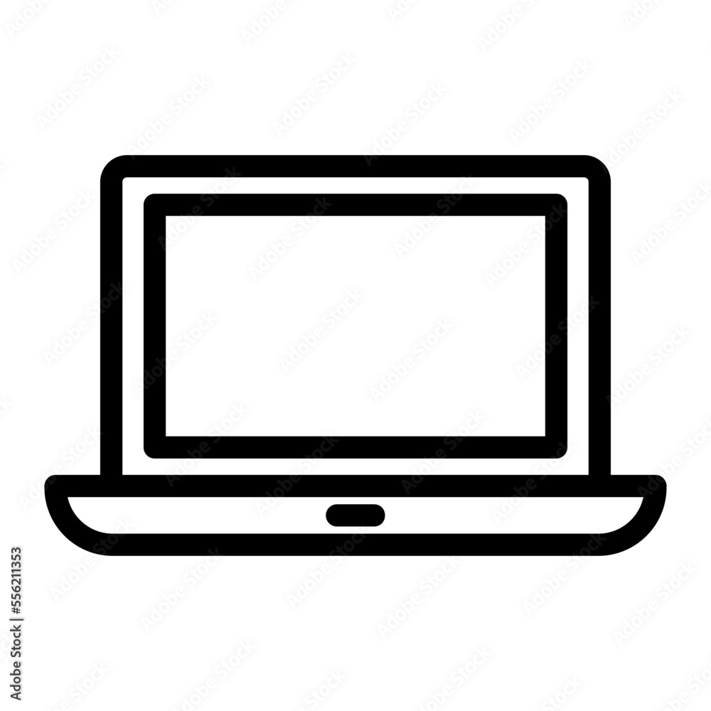 laptop line icon laptop line icon