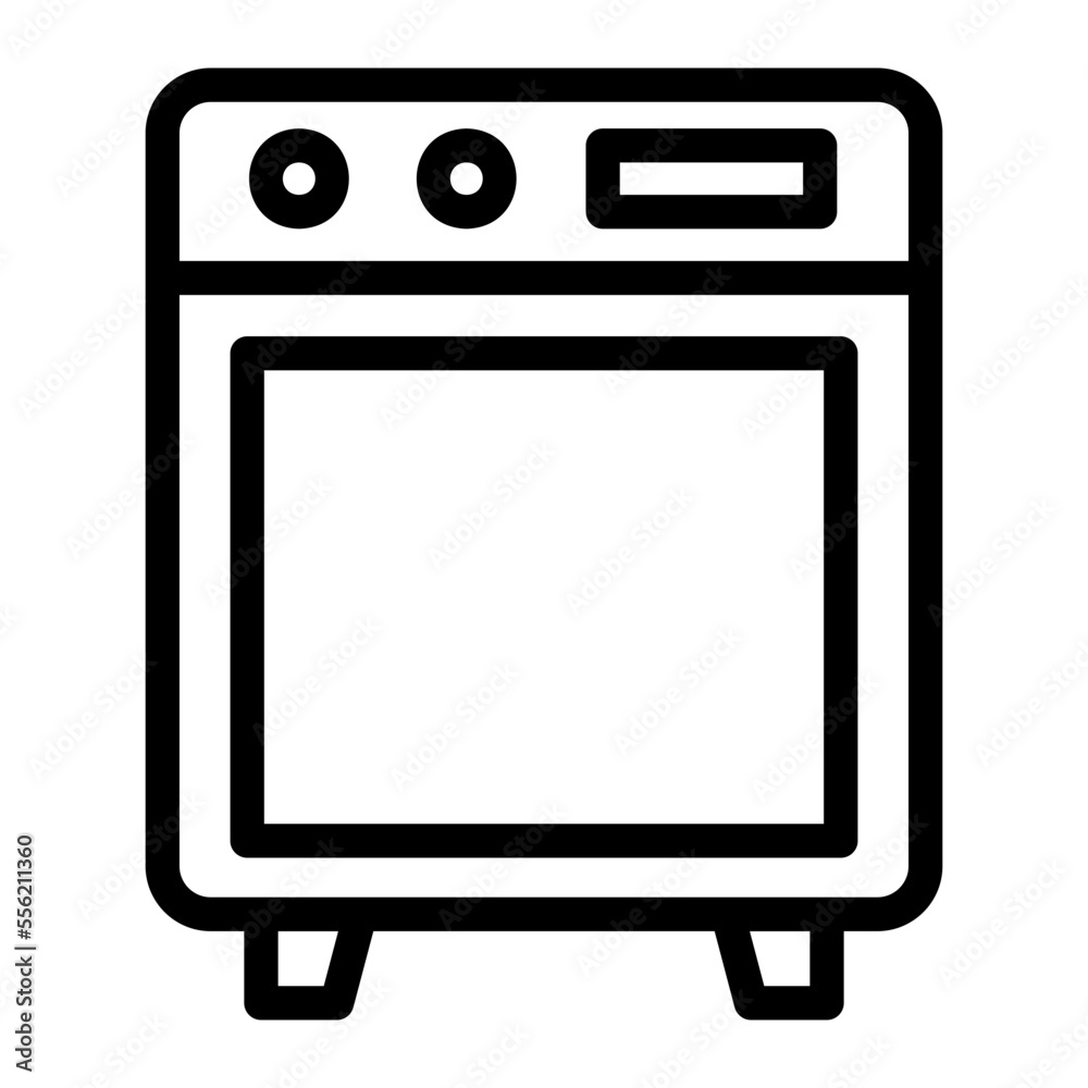 oven line icon oven line icon