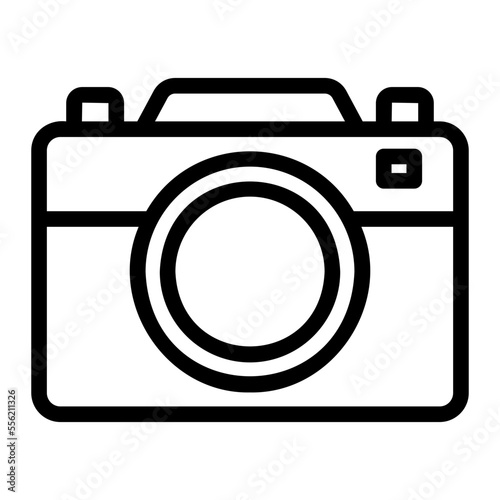 camera line icon