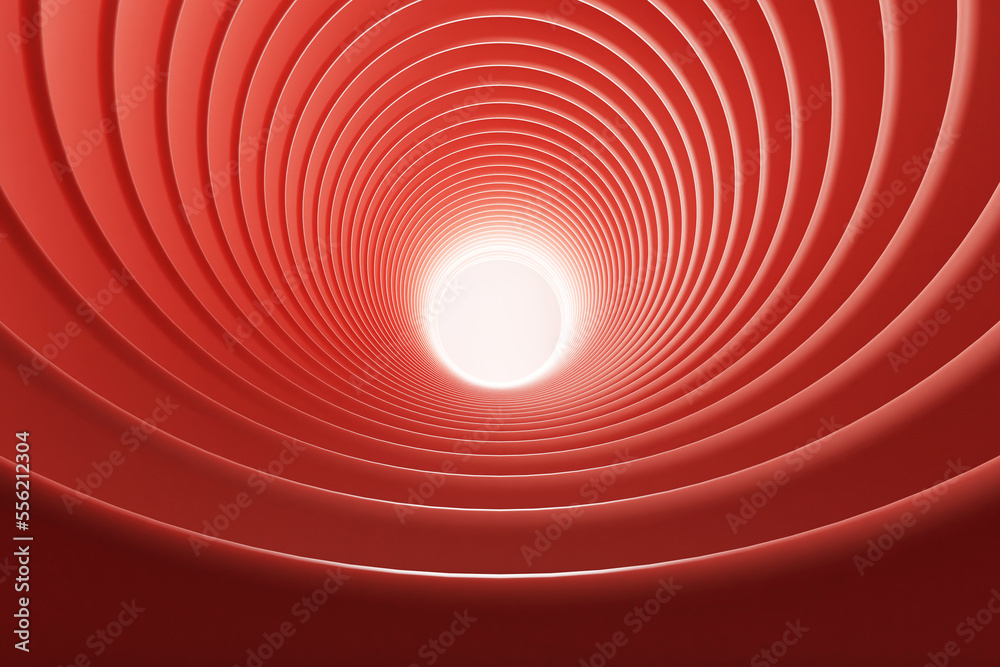 Obraz premium 3d abstract pink shape background