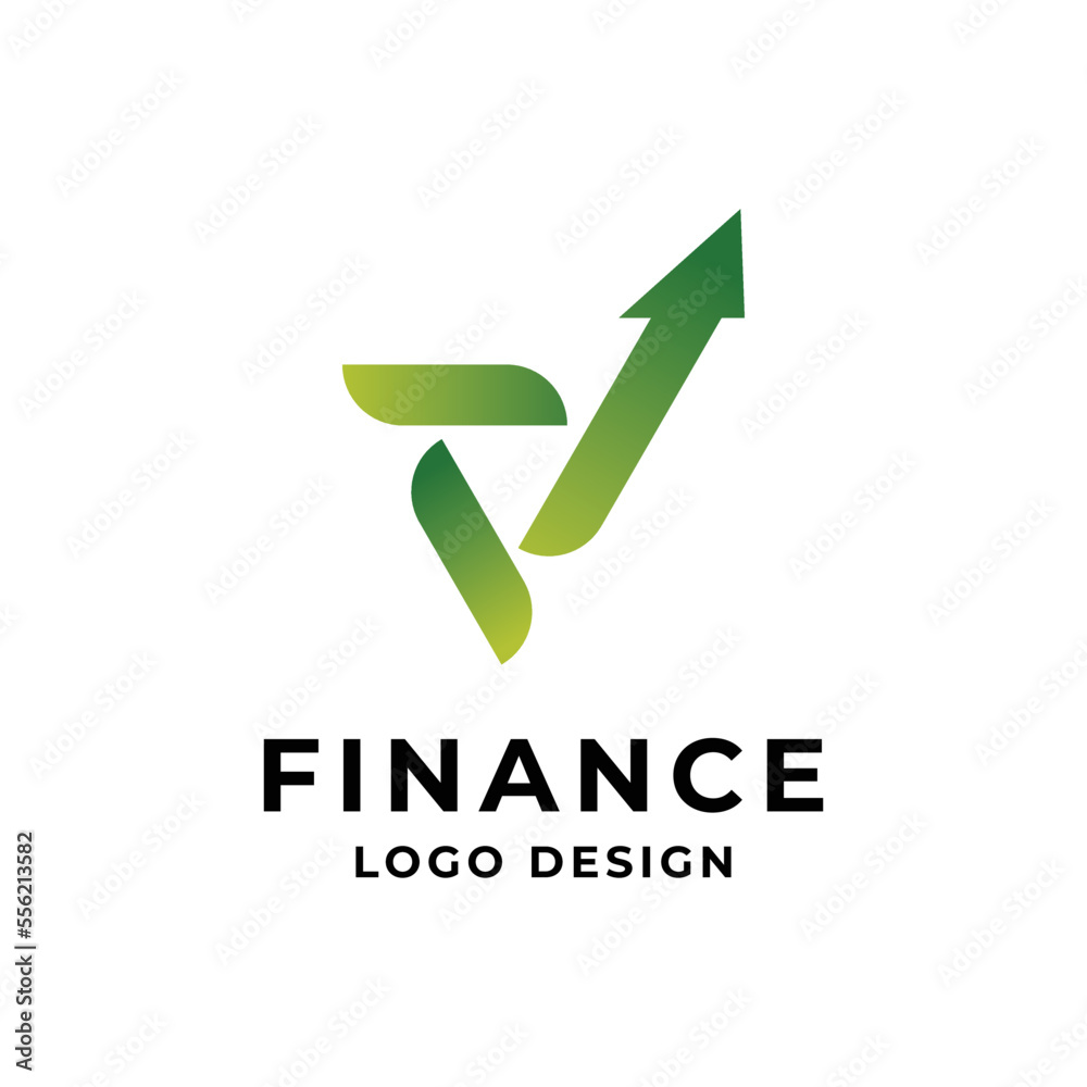 leaves and arrow for finance and agriculture logo leaves and arrow for finance and agriculture logo