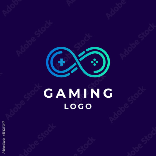 game logo design with console for your brand or company