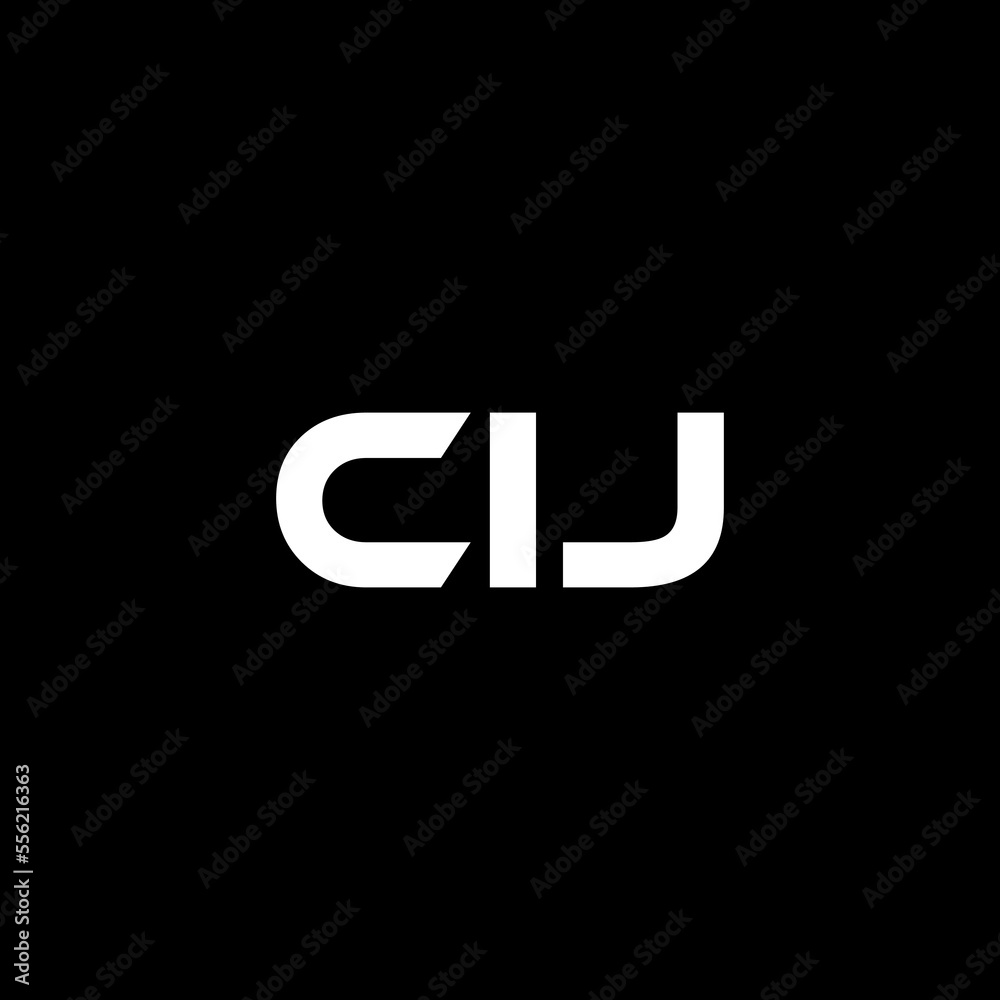 CIJ letter logo design with black background in illustrator, vector logo modern alphabet font overlap style. calligraphy designs for logo, Poster, Invitation, etc. CIJ letter logo design with black background in illustrator, vector logo modern alphabet font overlap style. calligraphy designs for logo, Poster, Invitation, etc.