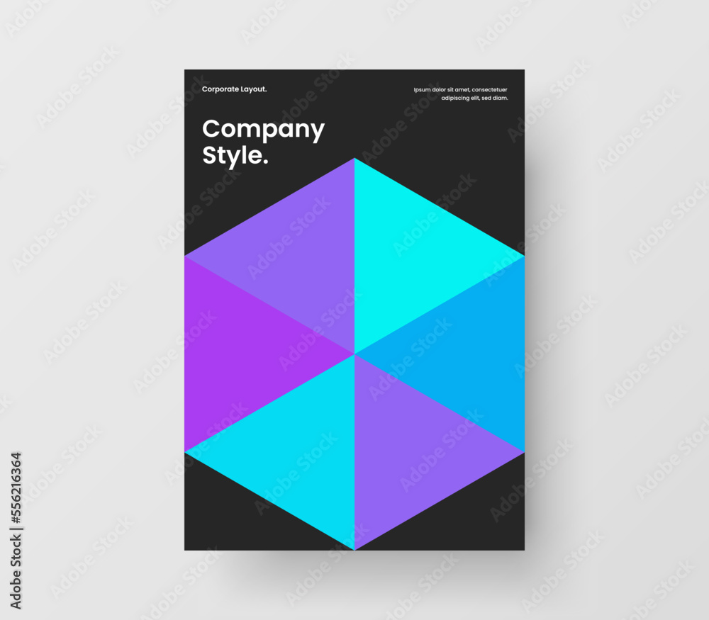Minimalistic poster design vector illustration. Unique mosaic pattern placard concept. Minimalistic poster design vector illustration. Unique mosaic pattern placard concept.