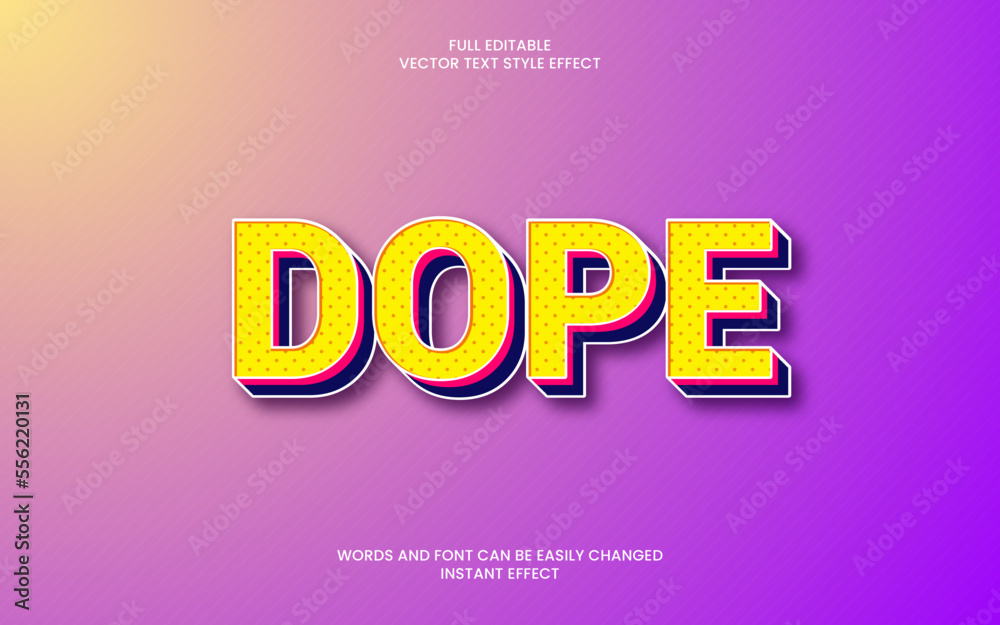 Dope Text Effect
