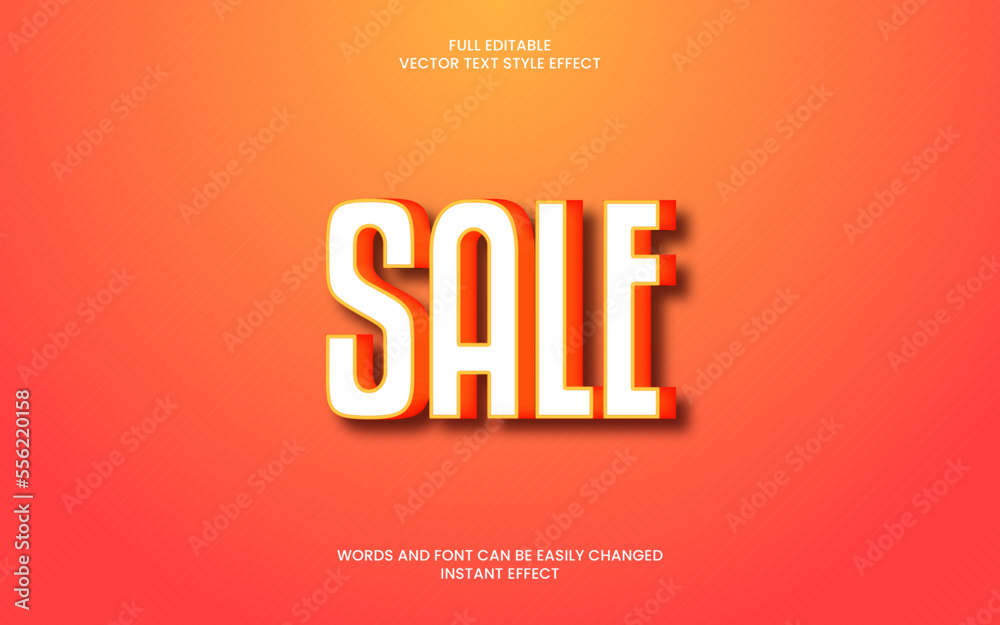 Sale Text Effect Sale Text Effect
