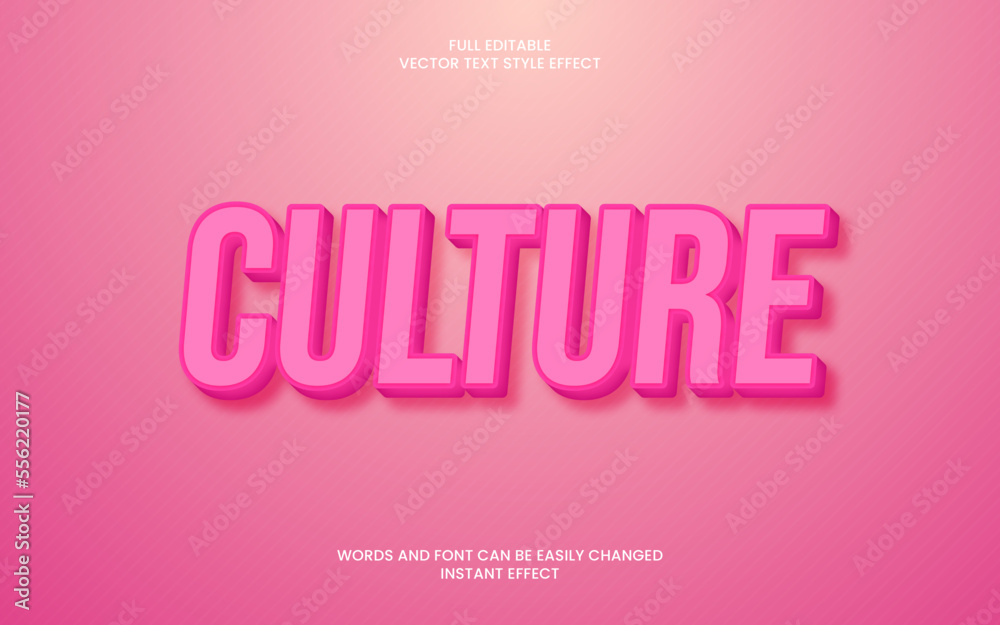 Culture Text Effect