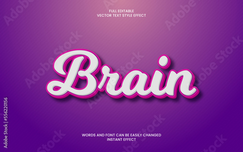 Brain Text Effect © Bima Pamungkas