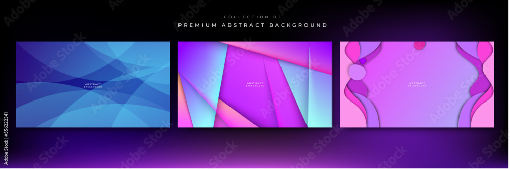 Abstract colorful composition background