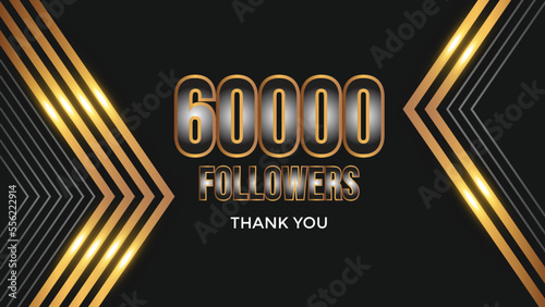 user Thank you celebrate of 60000 subscribers and followers. 60k followers thank you
