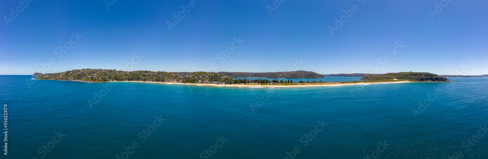 Palm Beach, New South Wales, Australia, Drone Panorama Photo