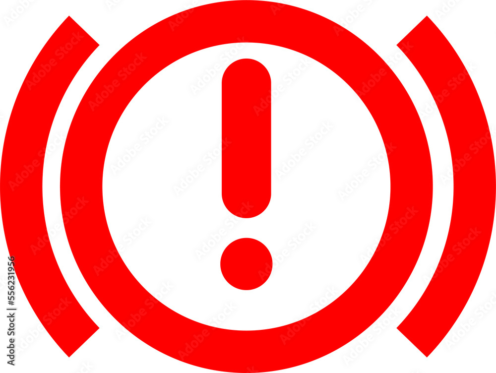 Critical Brake System Alert Instrument Cluster DTC Car Icon
