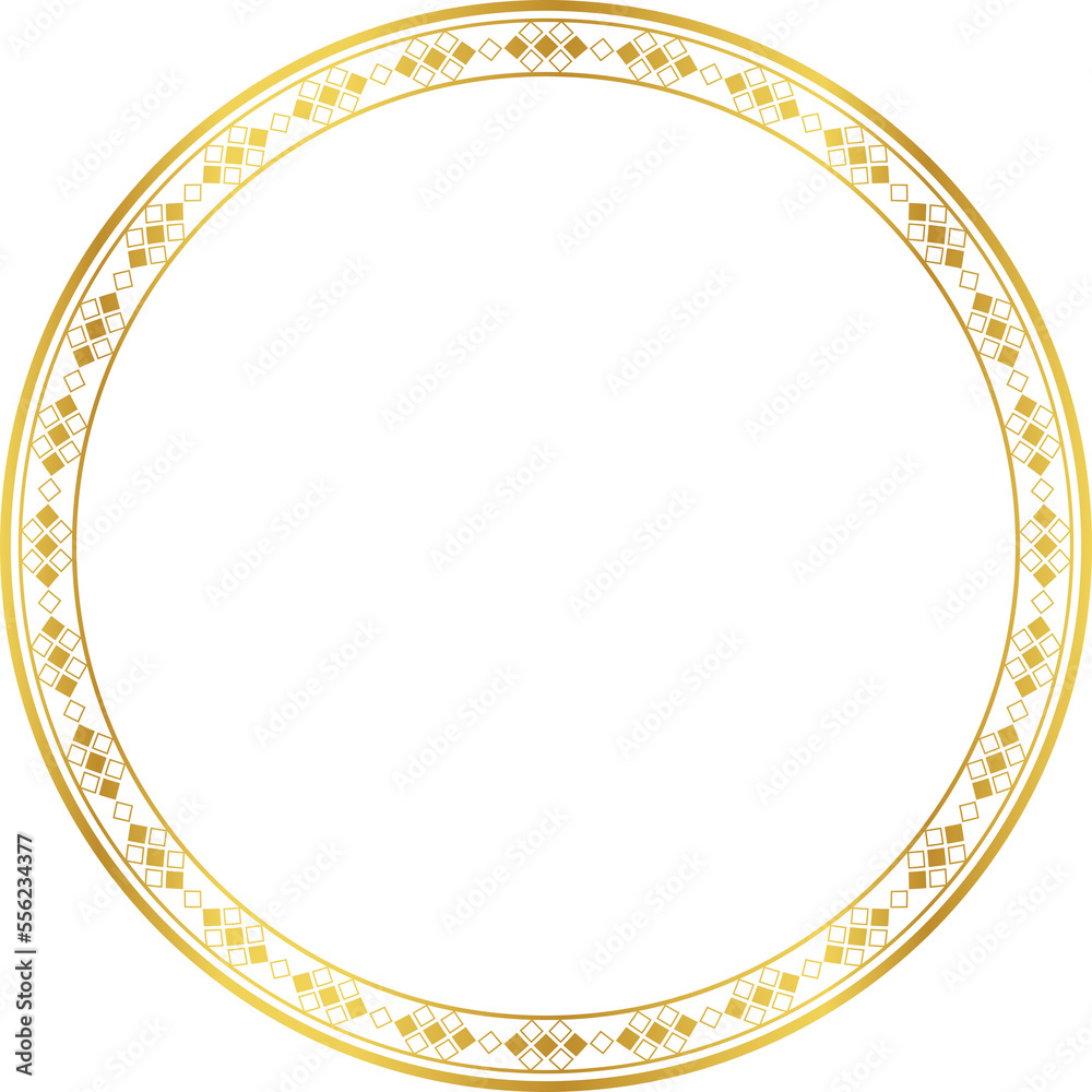 Luxury golden round frame botanic garden vingate pattern Luxury golden round frame botanic garden vingate pattern