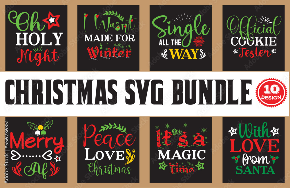 Christmas svg design bundle