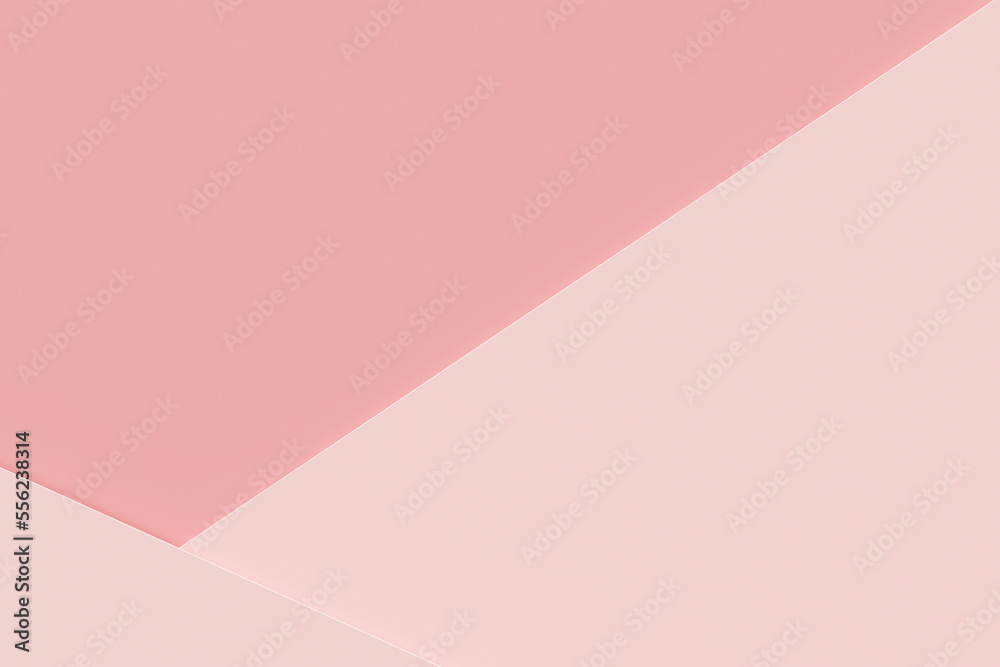 Abstract pink background empty space for display product ad website or product placement 3d rendering