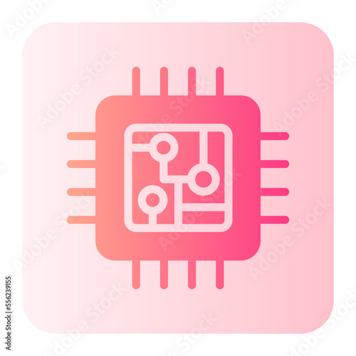 processor gradient icon