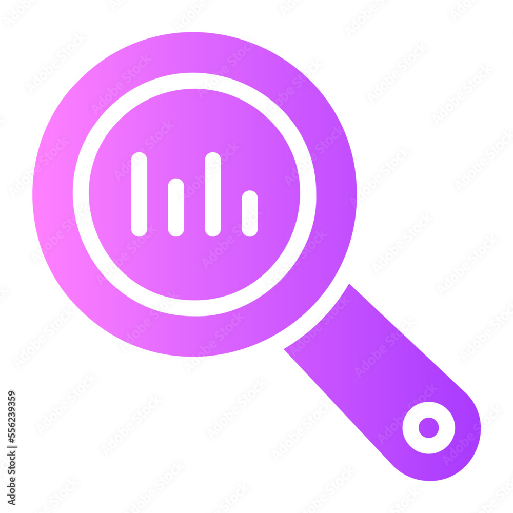 magnifying glass gradient icon magnifying glass gradient icon