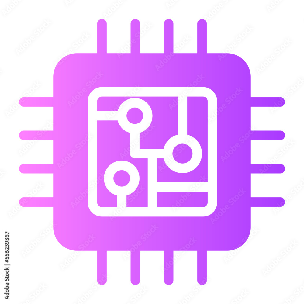 processor gradient icon
