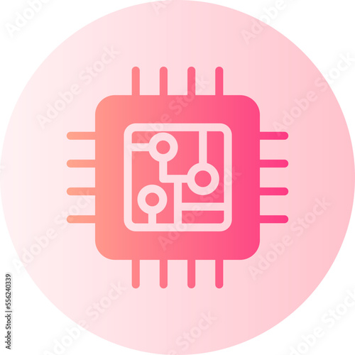 processor gradient icon