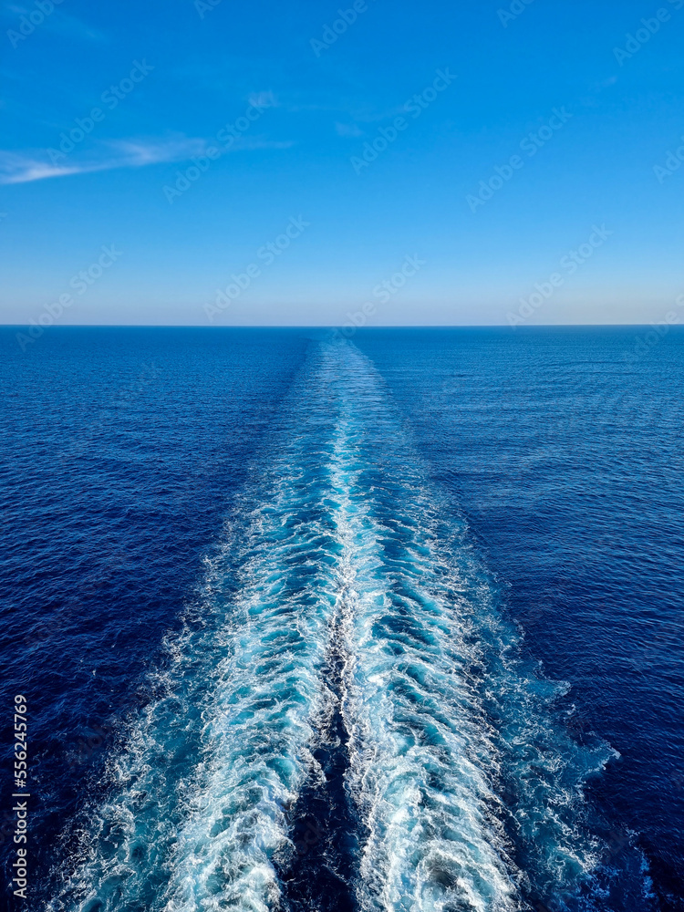 Obraz premium nave da crociera in navigazione