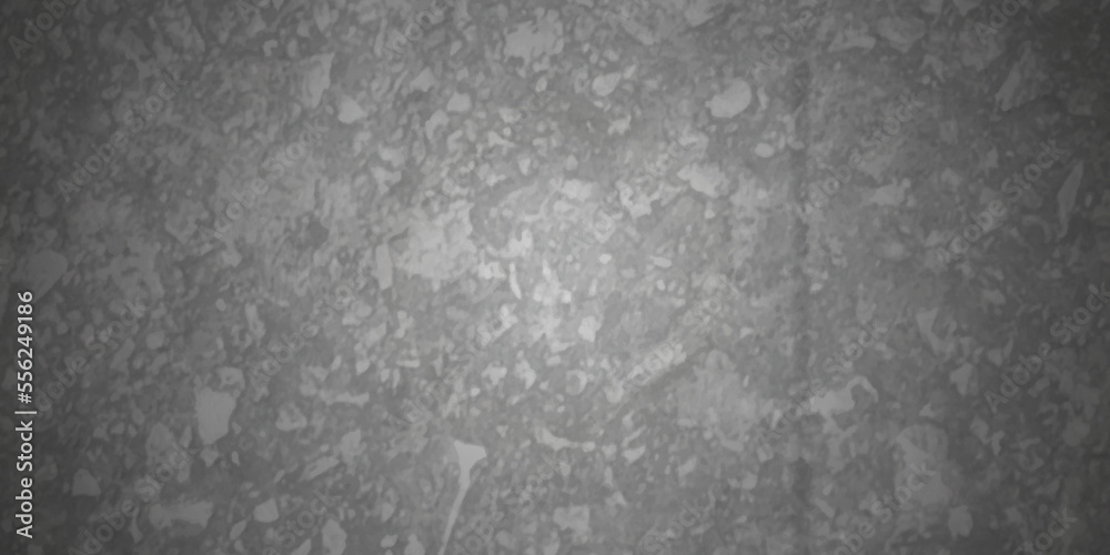 Fototapeta premium Dark black stone wall grunge backdrop texture background. monochrome slate grunge concrete wall black backdrop vintage marbled textured border background.