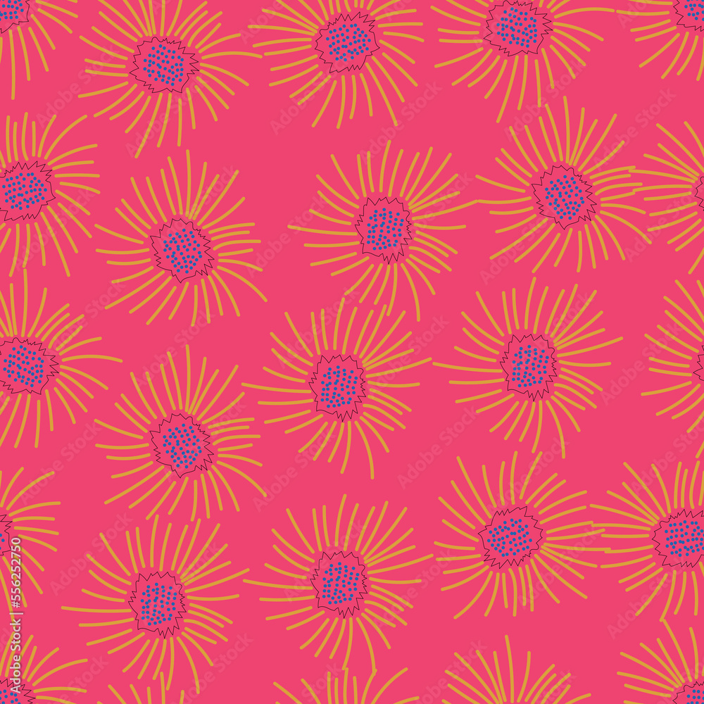 Natural tropical flowers as seamless fashion print. Suit for illustration, wallpaper, fabric print. Natural tropical flowers as seamless fashion print. Suit for illustration, wallpaper, fabric print.