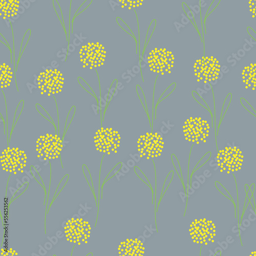 Seamless fabric of flowers pattern, like illustration. Suit for package design, wallpaper, fashion print, Housing wallpaper, arty-crafty.
