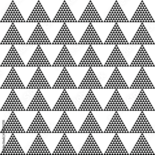 seamless geometric pattern with triangles