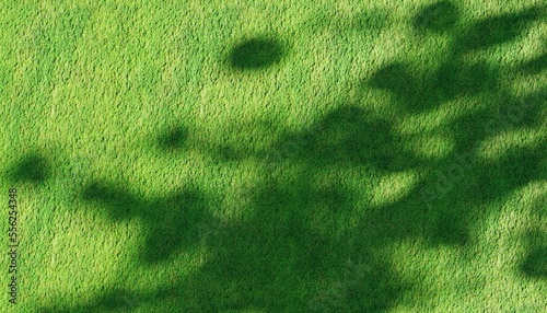 close up of a skin green grass texture shadow tree background wallpaper 3d render illustration 