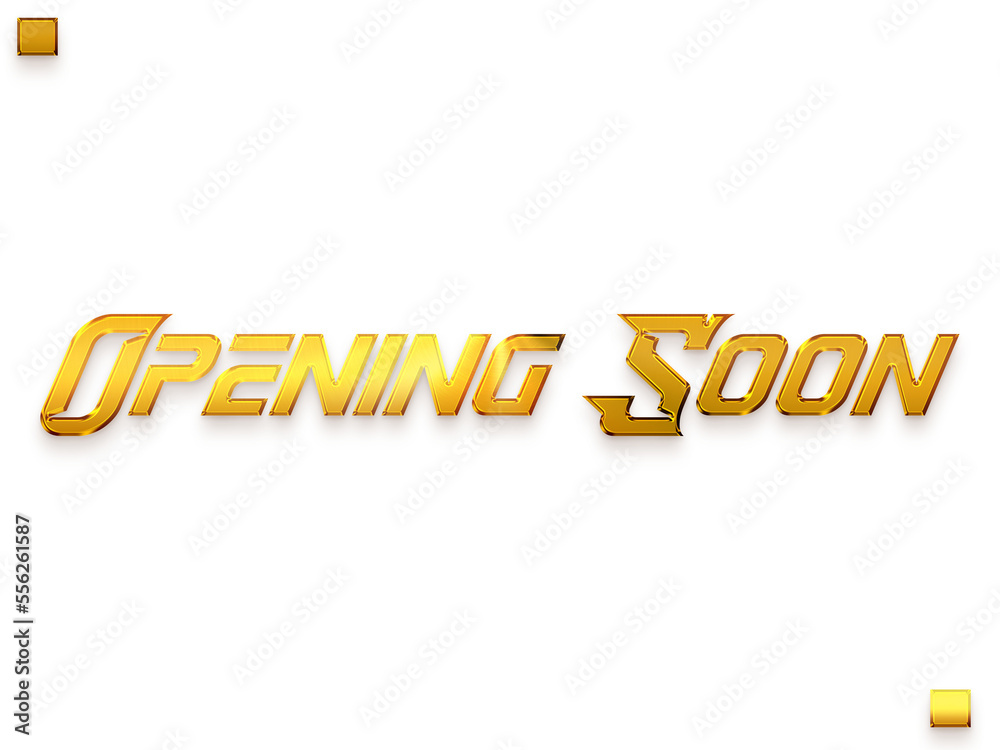 Opening Soon Invitation of Gold Bold Calligraphy Text Transparent PNG Opening Soon Invitation of Gold Bold Calligraphy Text Transparent PNG