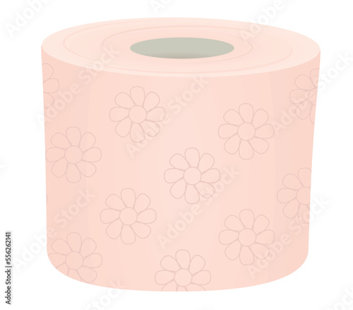 Toilet paper roll. vector illustration