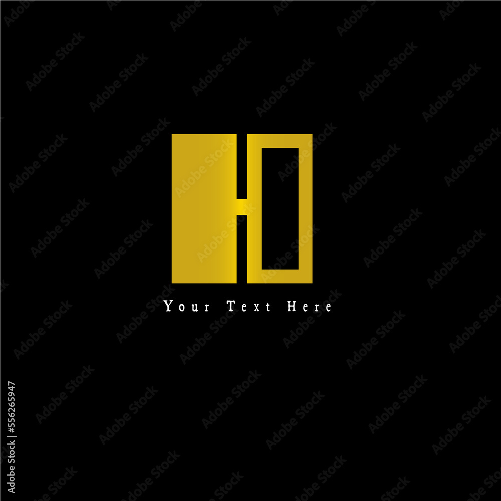 H Latter Golden Color H Latter Golden Color