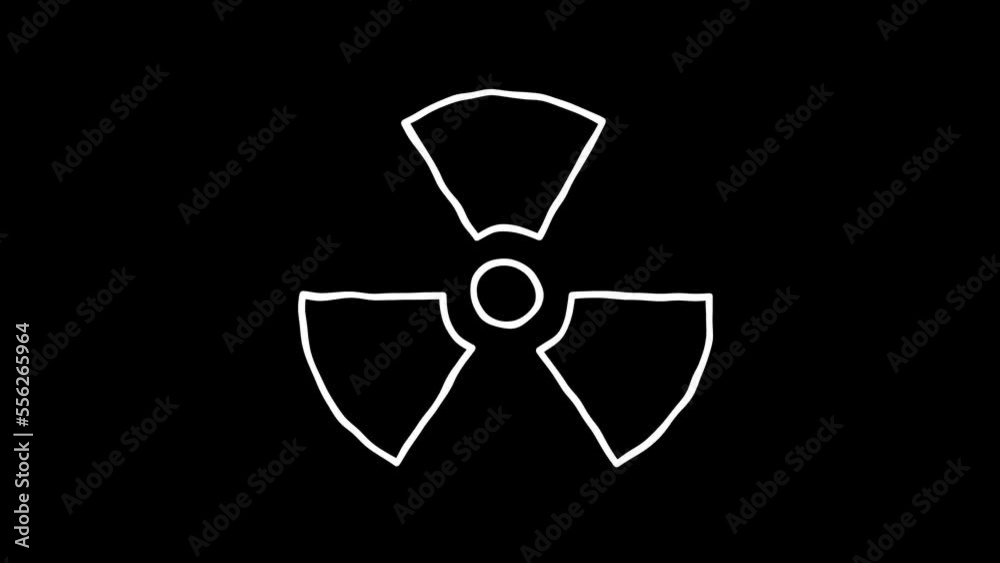 radiation warning sign animation. White Highlight Elements. Doodle loop animation. doodle style on transparent background. Jittery Artistic Motion. scribble animation. radiation warning sign animation. White Highlight Elements. Doodle loop animation. doodle style on transparent background. Jittery Artistic Motion. scribble animation.
