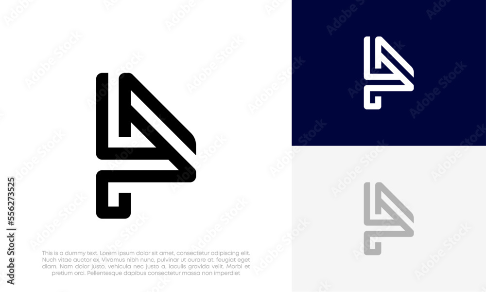letter P initial logo design vector letter P initial logo design vector
