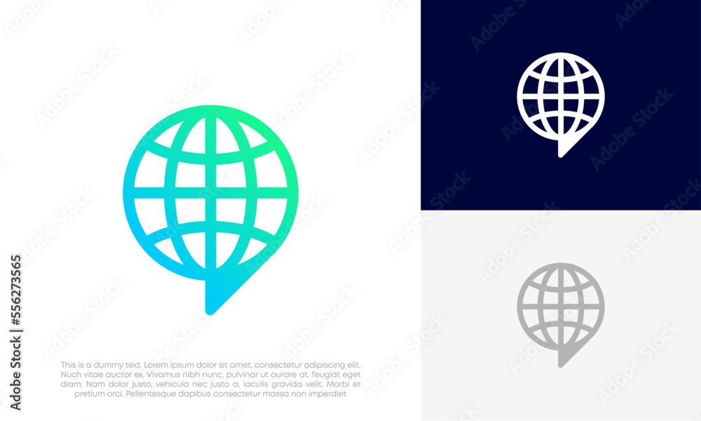 globe talk, world talk logo design vector globe talk, world talk logo design vector